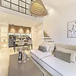 Hyper Centre - Charming Duplex - Luxury - Reversible Air Conditioning - 10 Mins From Place Massena * Nice