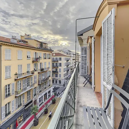 شقة Hyper Centre - Charming Duplex - Luxury - Reversible Air Conditioning - 10 Mins From Place Massena نيس